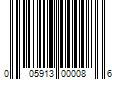 Barcode Image for UPC code 005913000086