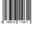 Barcode Image for UPC code 0059318110611