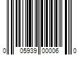 Barcode Image for UPC code 005939000060