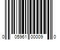 Barcode Image for UPC code 005961000090