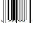 Barcode Image for UPC code 005963000081