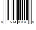 Barcode Image for UPC code 005964000080