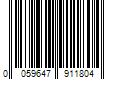 Barcode Image for UPC code 0059647911804