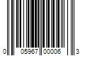 Barcode Image for UPC code 005967000063