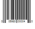 Barcode Image for UPC code 005980000040