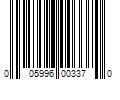 Barcode Image for UPC code 005996003370