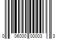 Barcode Image for UPC code 006000000033