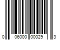 Barcode Image for UPC code 006000000293