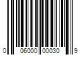 Barcode Image for UPC code 006000000309