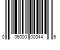 Barcode Image for UPC code 006000000446