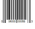 Barcode Image for UPC code 006000000583