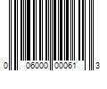 Barcode Image for UPC code 006000000613