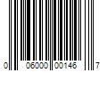 Barcode Image for UPC code 006000001467