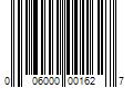 Barcode Image for UPC code 006000001627