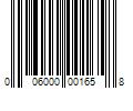 Barcode Image for UPC code 006000001658