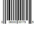 Barcode Image for UPC code 006000001795