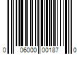 Barcode Image for UPC code 006000001870