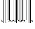 Barcode Image for UPC code 006000002785