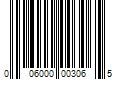 Barcode Image for UPC code 006000003065