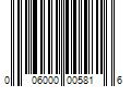 Barcode Image for UPC code 006000005816