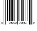 Barcode Image for UPC code 006000006639