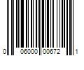 Barcode Image for UPC code 006000006721