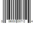 Barcode Image for UPC code 006000007124