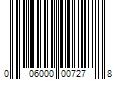 Barcode Image for UPC code 006000007278