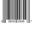 Barcode Image for UPC code 006000008497