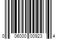 Barcode Image for UPC code 006000009234