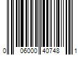 Barcode Image for UPC code 006000407481