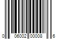 Barcode Image for UPC code 006002000086