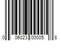 Barcode Image for UPC code 006023000058