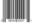 Barcode Image for UPC code 006024000071