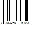 Barcode Image for UPC code 0060258363043