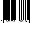 Barcode Image for UPC code 0060258363104