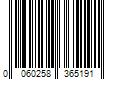 Barcode Image for UPC code 0060258365191