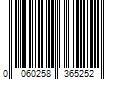 Barcode Image for UPC code 0060258365252