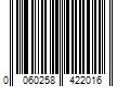 Barcode Image for UPC code 0060258422016