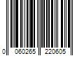 Barcode Image for UPC code 00602652206016