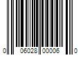 Barcode Image for UPC code 006028000060