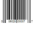 Barcode Image for UPC code 006028000077