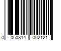 Barcode Image for UPC code 0060314002121