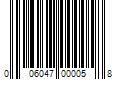 Barcode Image for UPC code 006047000058