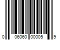 Barcode Image for UPC code 006060000059