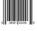 Barcode Image for UPC code 006061000065