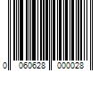 Barcode Image for UPC code 0060628000028