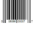 Barcode Image for UPC code 006066000077