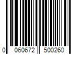 Barcode Image for UPC code 0060672500260