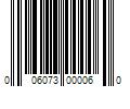 Barcode Image for UPC code 006073000060